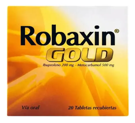 ROBAXIN GOLD 500 MG X 20 TABS - GLAXO - OTC (HALEON)